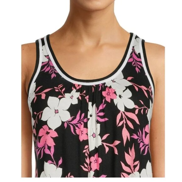 Secret Treasures Sleep Knit Sleeveless Midi Lounger Dress - Picture 3 of 15